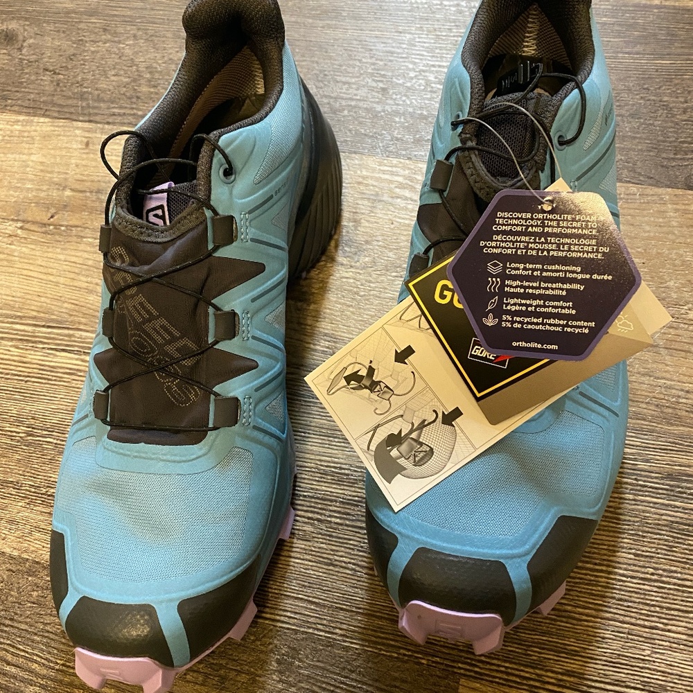Salomon Speedcross 5 GTX Trail Running Shoes, Women's Size 9, Delphinium Blue
